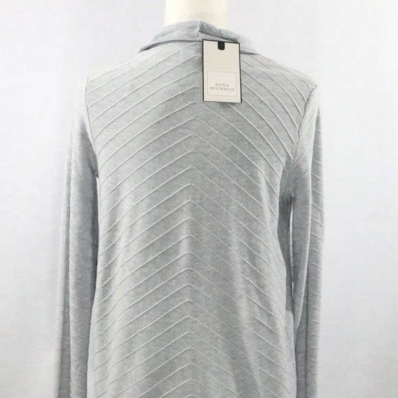 NEW Dana Buchman Gray Open Cardigan Size Small - Picture 6 of 8